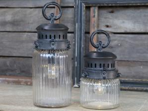 Stalllaterne mit Timer