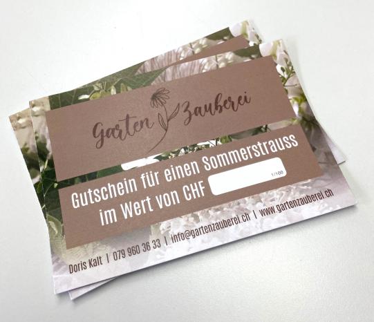 Gutschein Sommerstrauss